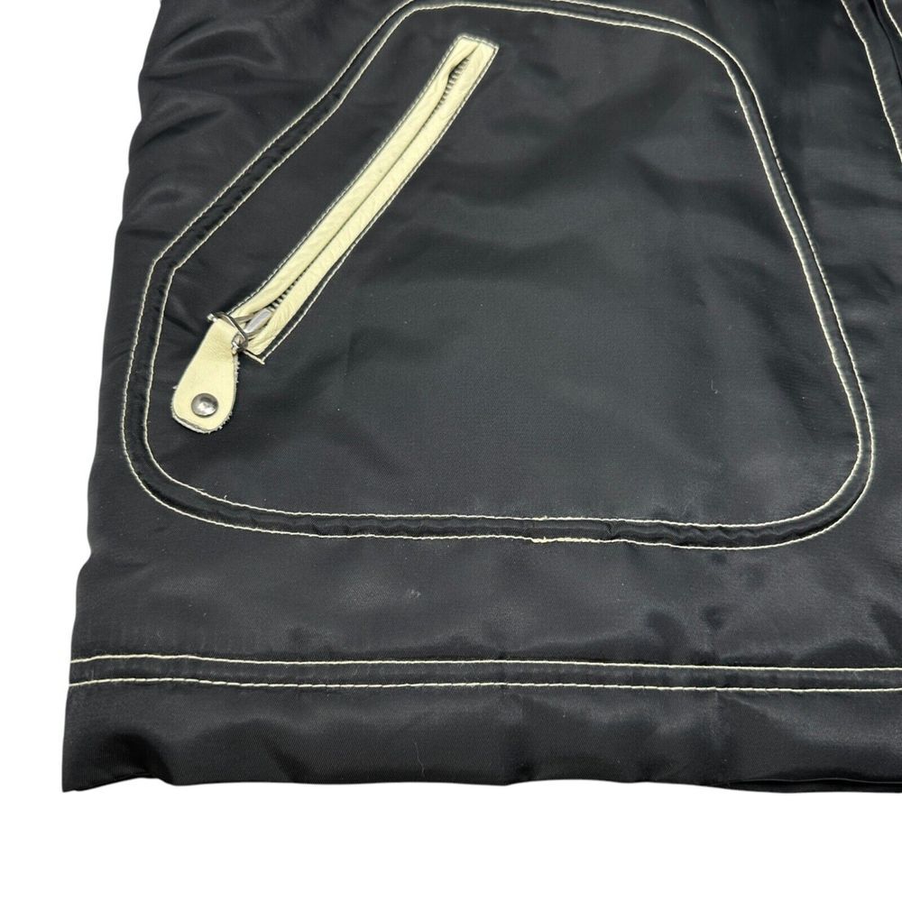 Roadmaster Civvy Motorcycle Co. Rare Black Biker Jacket Quilted‎ Lining Size 2 - Picture 7 of 16
